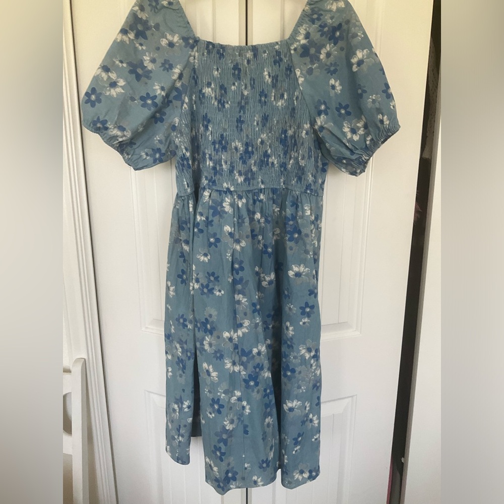 Polagram blue midi dress - Picture 5 of 5